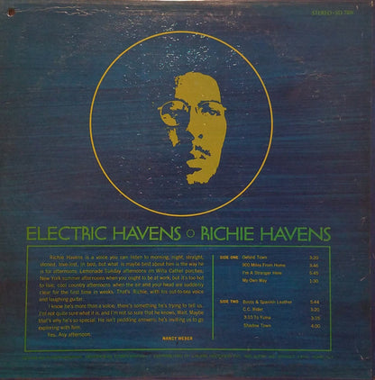 Richie Havens : Electric Havens (LP, Album, Ind)