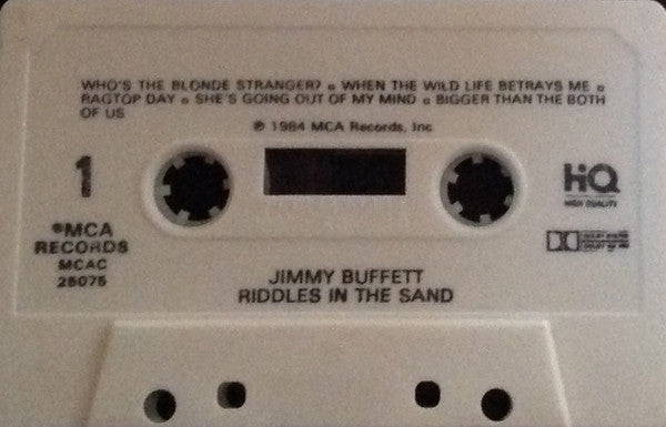 Jimmy Buffett : Riddles In The Sand (Cass, Album, Hig)