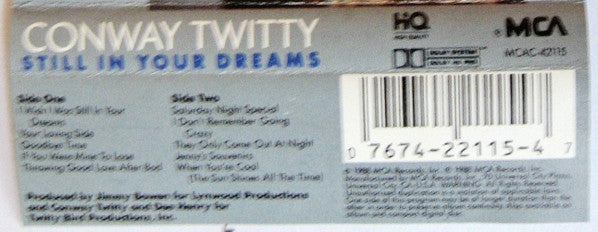 Conway Twitty : Still In Your Dreams (Cass, Album, DOL)