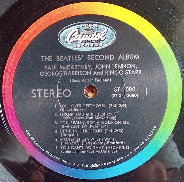 The Beatles : The Beatles' Second Album (LP, Album, 1st)