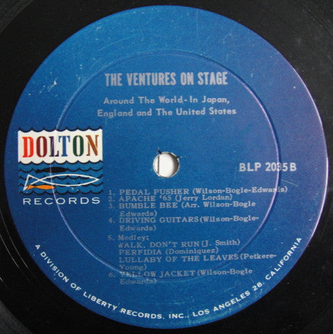 The Ventures : On Stage (LP, Album, Mono, Roc)