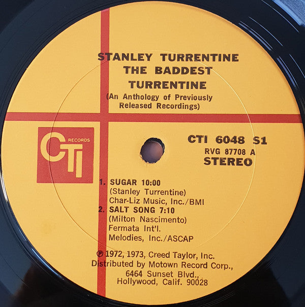 Stanley Turrentine : The Baddest Turrentine (LP, Comp)