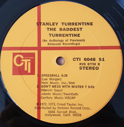 Stanley Turrentine : The Baddest Turrentine (LP, Comp)