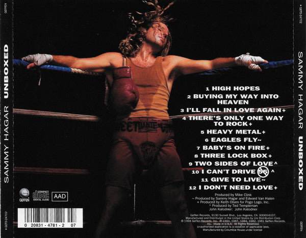 Sammy Hagar : Unboxed (CD, Comp, Club)