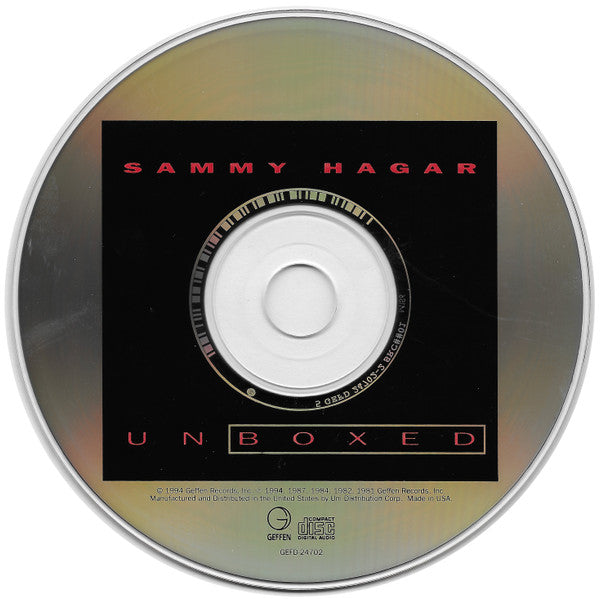 Sammy Hagar : Unboxed (CD, Comp, Club)