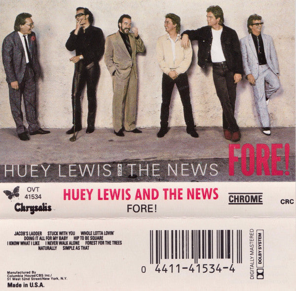Huey Lewis And The News* : Fore! (Cass, Album, Club, Chr)