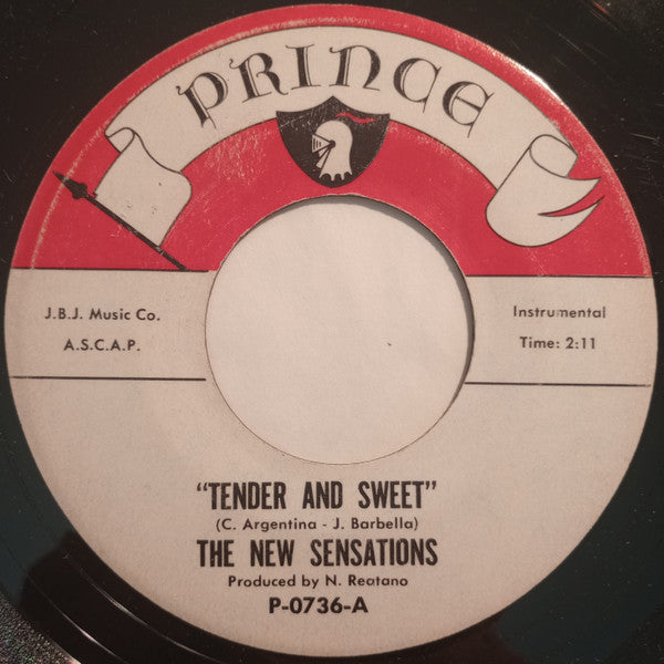 The New Sensations (2) : Tender And Sweet (7", Single)