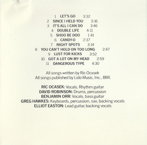 The Cars : Candy-O (CD, Album, RE, SRC)