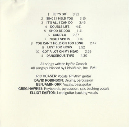 The Cars : Candy-O (CD, Album, RE, SRC)