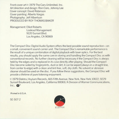 The Cars : Candy-O (CD, Album, RE, SRC)