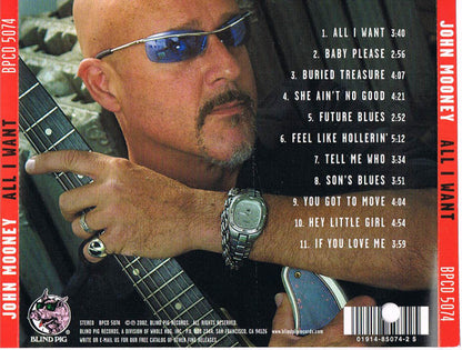 John Mooney : All I Want (CD)