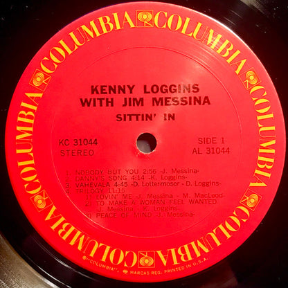 Kenny Loggins With Jim Messina* : Sittin' In (LP, Album, San)
