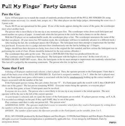 Unknown Artist : Pull My Finger! (CD, Comp)