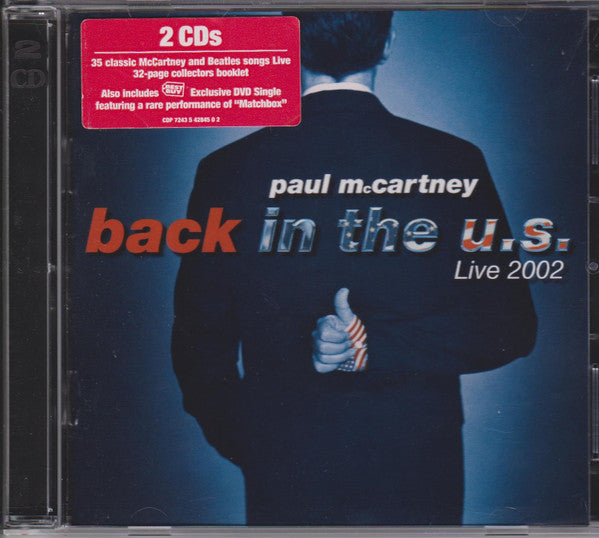Paul McCartney : Back In The U.S. (2xCD, Album + DVD, Single)