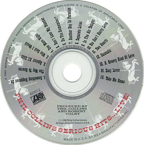 未開封見本日本盤紙箱PHIL COLLINS SERIOUS HITS LIVE Phil Collins – Serious HitsLive! – CD (Album), 1990 [r1232878