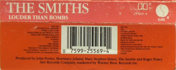The Smiths : Louder Than Bombs (Cass, Comp, SR)