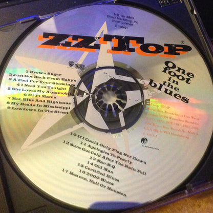 ZZ Top : One Foot In The Blues (CD, Comp, Club)