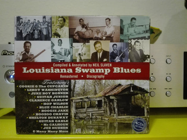 Various : Louisiana Swamp Blues (4xCD, Comp, RM)