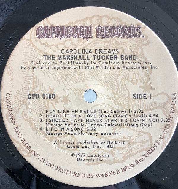 The Marshall Tucker Band : Carolina Dreams (LP, Album, San)