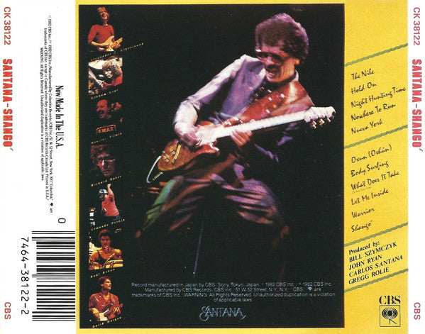 Santana : Shangó (CD, Album, RE)