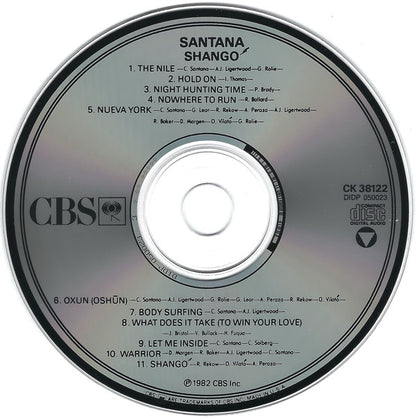 Santana : Shangó (CD, Album, RE)