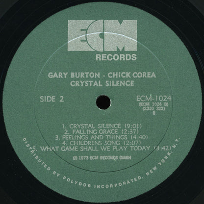 Gary Burton - Chick Corea* : Crystal Silence (LP, Album, All)