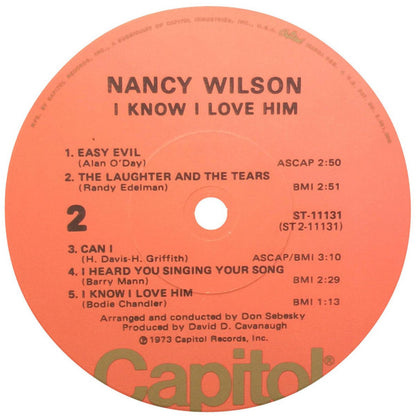 Nancy Wilson : I Know I Love Him (LP, Album)