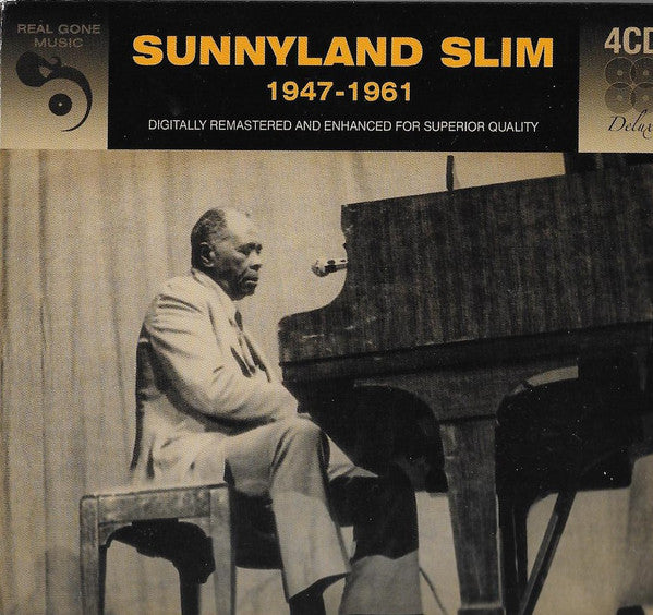 Sunnyland Slim : Sunnyland Slim 1947-1961 (4xCD, Comp, Dlx, RM)