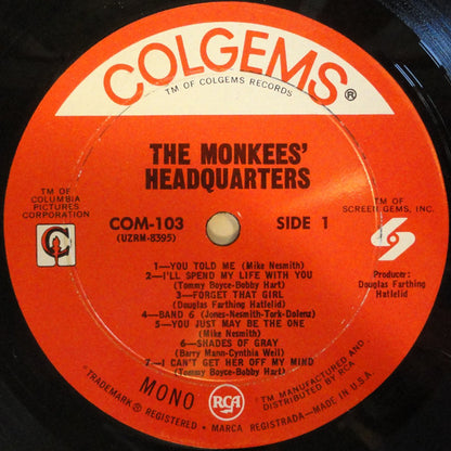 The Monkees : Headquarters (LP, Album, Mono, Hol)