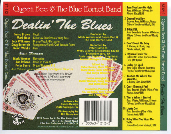 Queen Bee & The Blue Hornet Band : Dealin' The Blues (CD, Album)