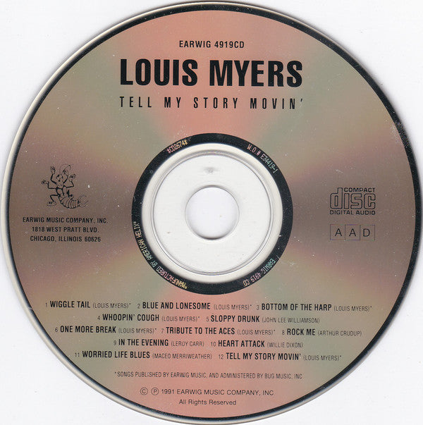 Louis Myers : Tell My Story Movin' (CD, Album)
