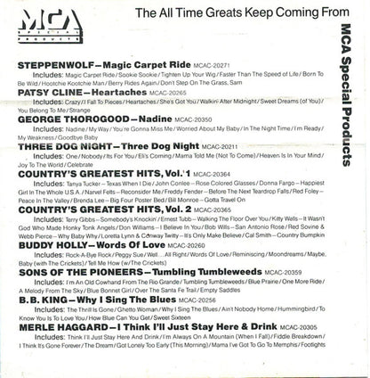 Merle Haggard : It's Been A Great Afternoon (Cass, Comp)