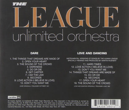The Human League / The League Unlimited Orchestra : Dare / Love And Dancing (CD, Comp, Dlx, RM)