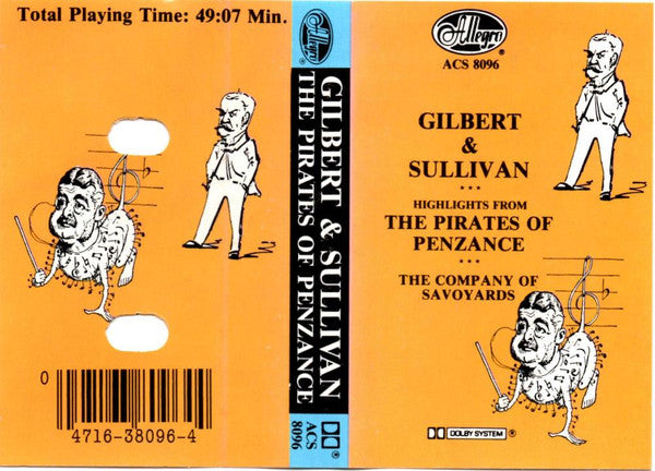 Gilbert & Sullivan : Highlights From The Pirates Of Penzance - The Company Of Savoyards (Cass, Comp)