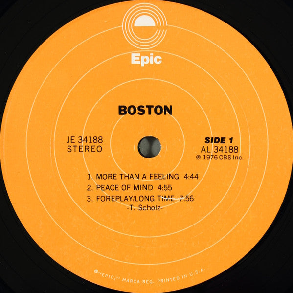 Boston : Boston (LP, Album, RE, Pit)