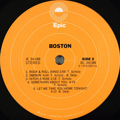 Boston : Boston (LP, Album, RE, Pit)