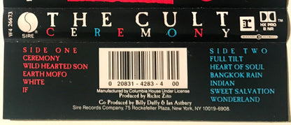 The Cult : Ceremony (Cass, Album, Club, CRC)