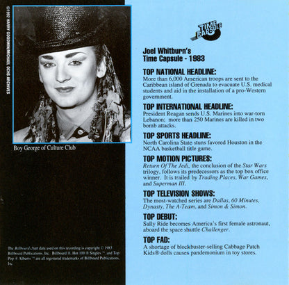 Various : Billboard Top Hits - 1983 (CD, Comp, RP)