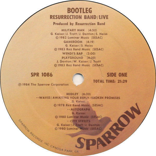 Rez Band* : Rez Band Live: Bootleg (LP)