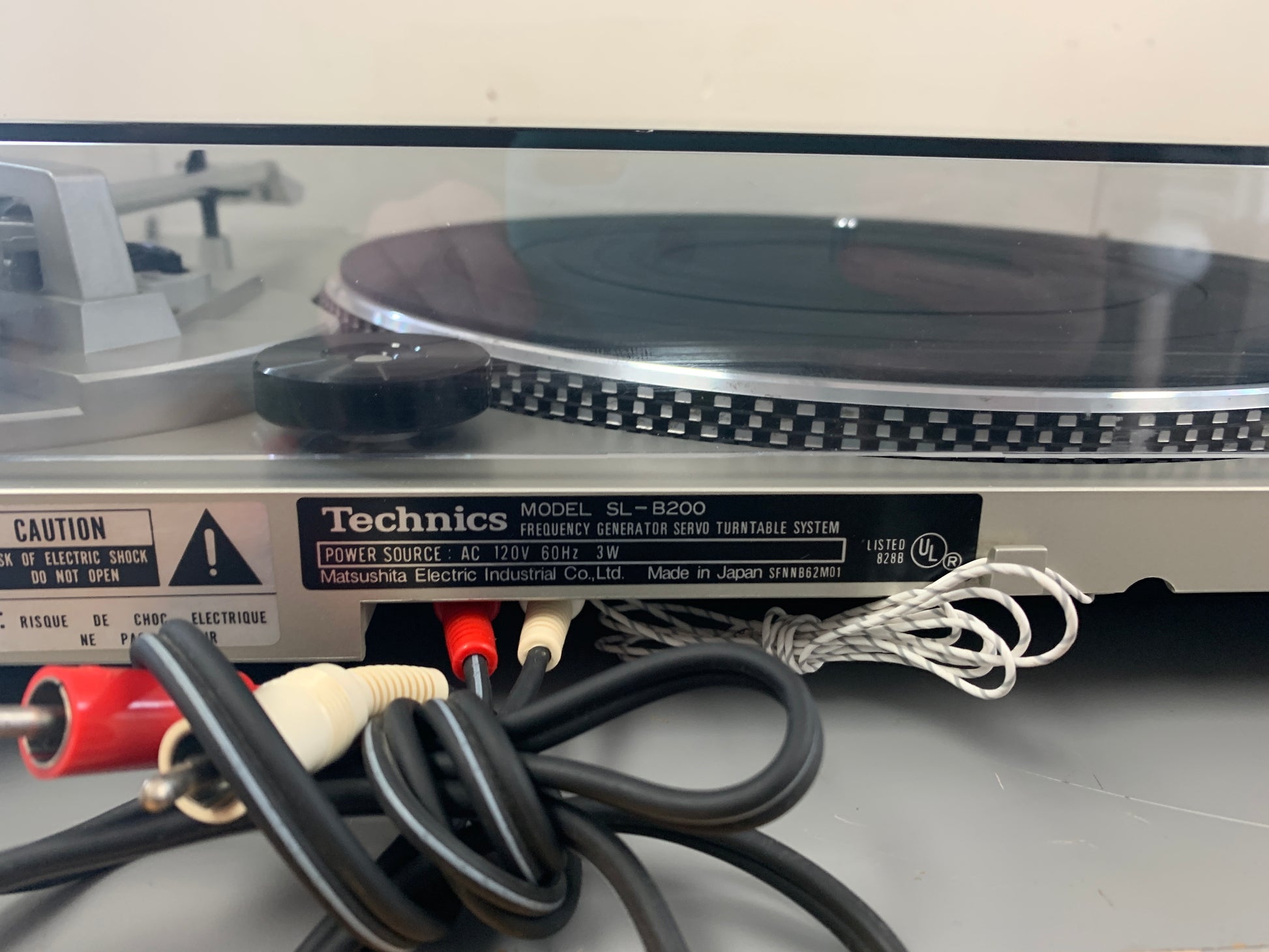 platine vinyle Technics SL-B200 frequency generator servo platine vinyle Technics SL-B200 frequency generator servo