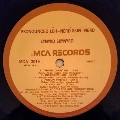 Lynyrd Skynyrd : (Pronounced 'Lĕh-'nérd 'Skin-'nérd) (LP, Album, RE, Gat)