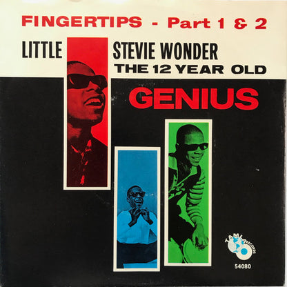 Little Stevie Wonder* : Fingertips (7", Single, Mono, Styrene, Bri)