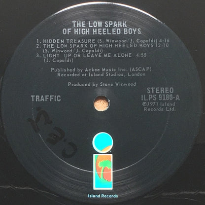 Traffic : The Low Spark Of High Heeled Boys (LP, Album, RE, RM, San)