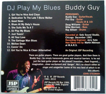 Buddy Guy : DJ Play My Blues (CD)