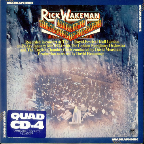 Rick Wakeman : Journey To The Centre Of The Earth (LP, Album, Quad, Mon)
