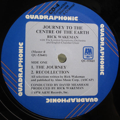 Rick Wakeman : Journey To The Centre Of The Earth (LP, Album, Quad, Mon)