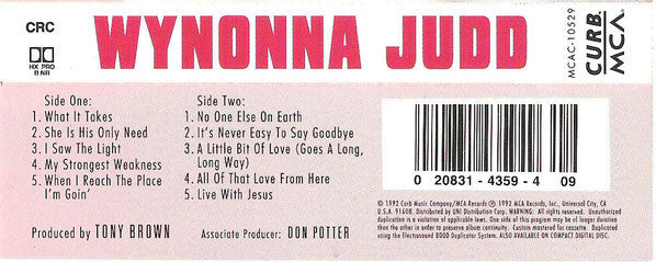 Wynonna Judd* : Wynonna (Cass, Album, Club, Dol)