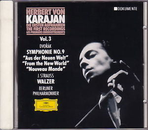 Herbert von Karajan, Berliner Philharmoniker, Dvořák*, J. Strauss* : The First Recordings Vol.3, Symphonie No. 9, Walzer (CD, Comp, Mono, RM)