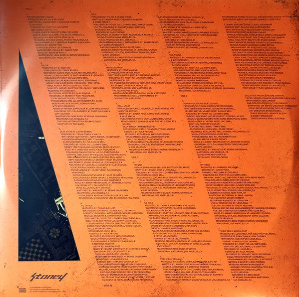 Post Malone : Stoney (2xLP, Album, Ora)