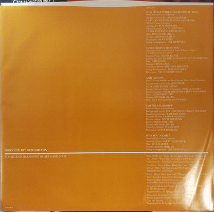 Art Garfunkel : Fate For Breakfast (LP, Album, Promo, Pit)